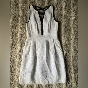 White and black Nanette Lepore mini dress